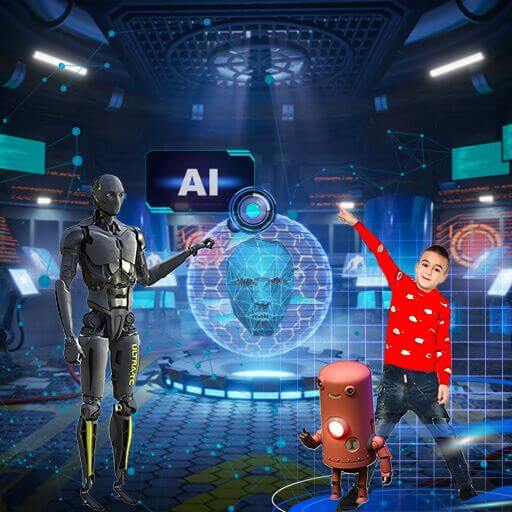 AI with Robotics Engineering Design and Advanced AR Coding for Junior (4-week)