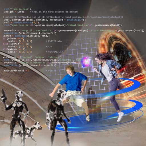 Advanced 3D Multiplayer AR Game Design with Python Coding for Teen (3-week)