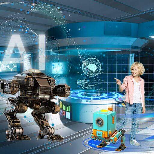 AI+Robotics Engineering+3D AR Design for Young (4-week)
