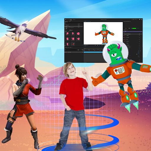 Advanced 3D Holographic AR Design+Adobe Character Animator for Young (3-week)