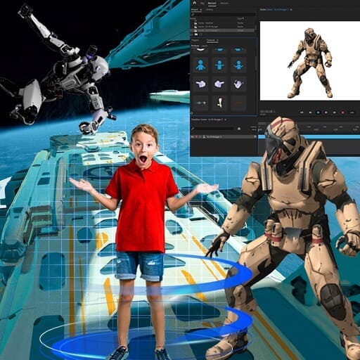 Advanced 3D Holographic AR Design+Adobe Character Animator for Teen (3-week)