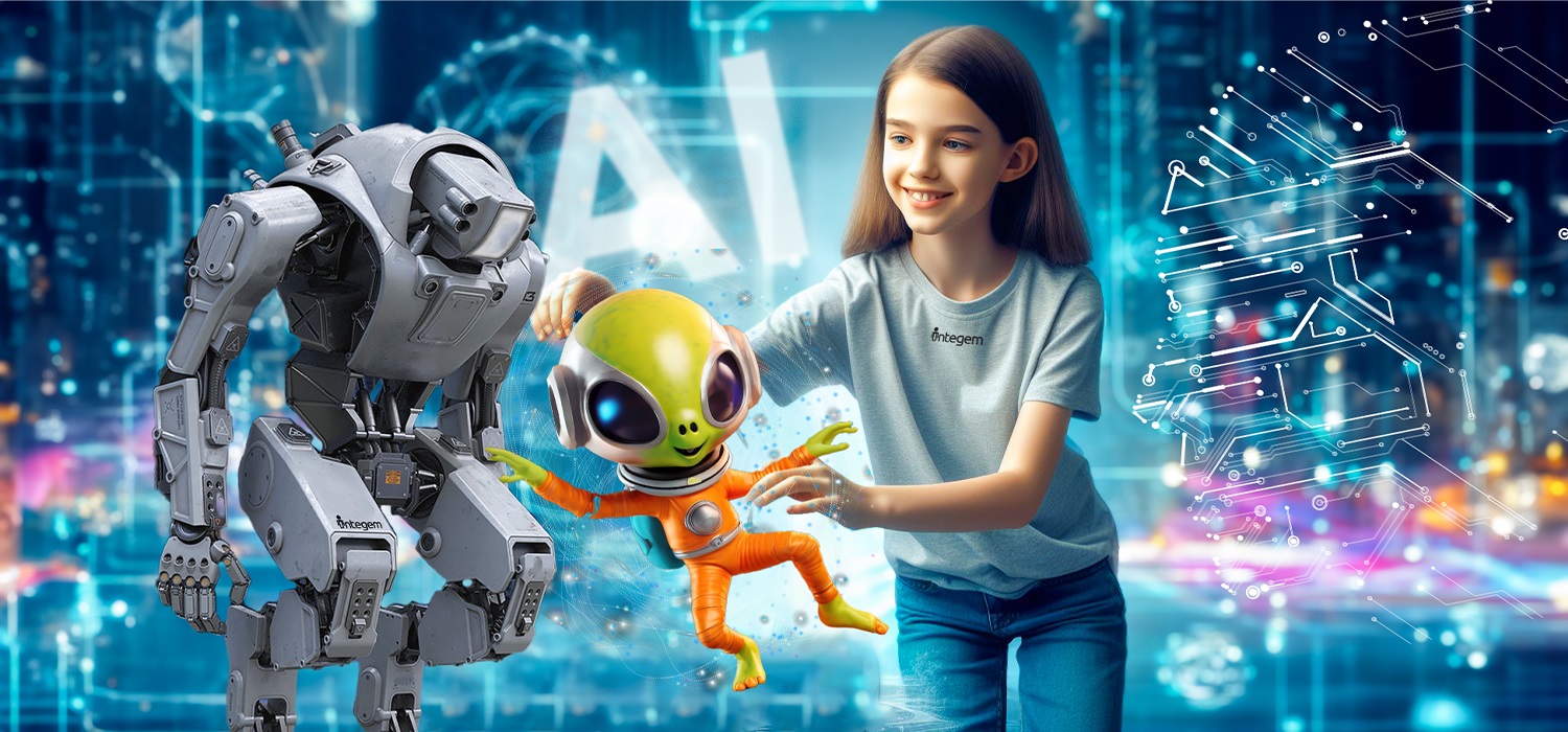 integem course AI Robotics Engineering with AR Coding for High Schoolers