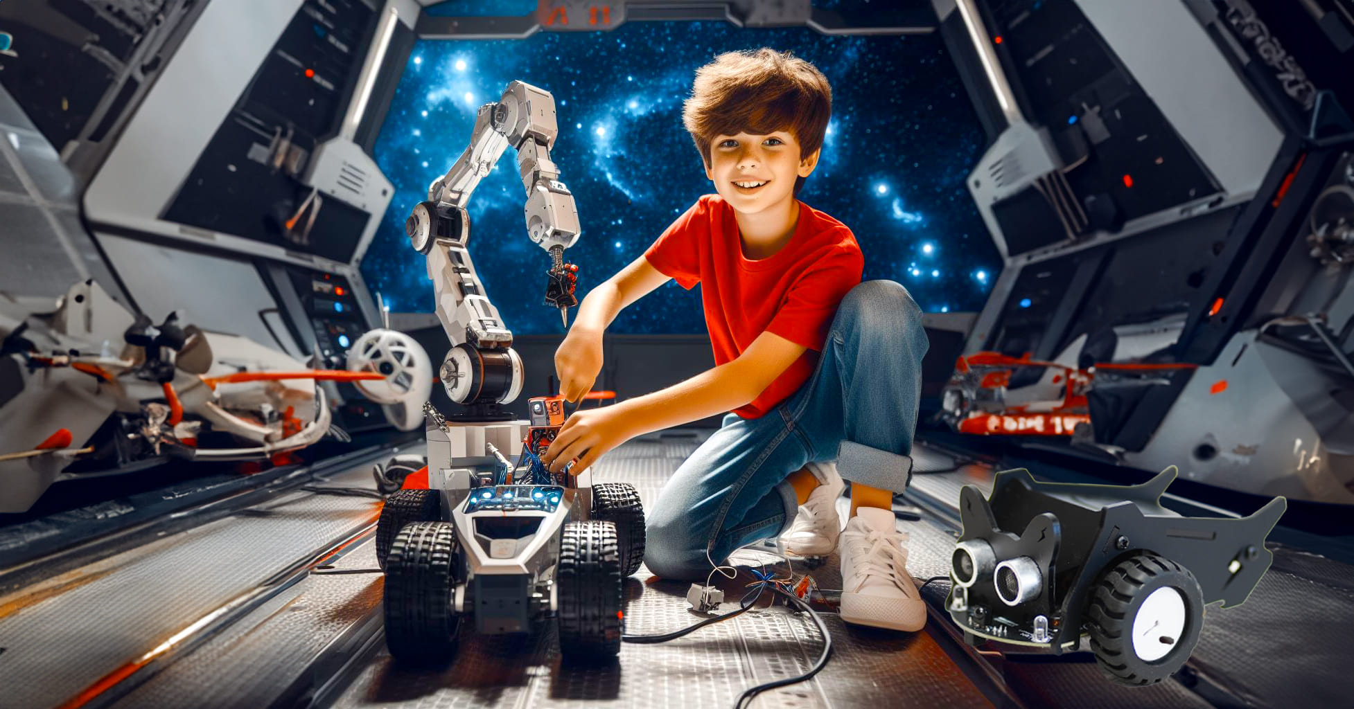 integem course Intro to Robotics Design & AR Coding