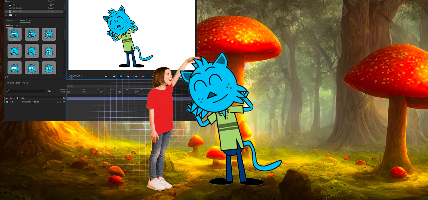 integem course Interactive AR Animation with Adobe Character Animator for Junior
