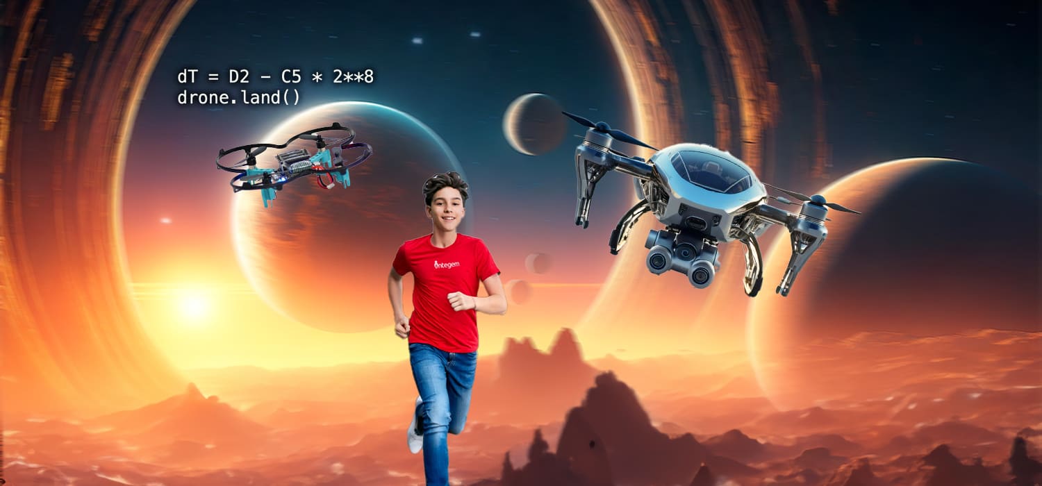 integem course Drone Maker: Build, Code & Fly for High Schoolers