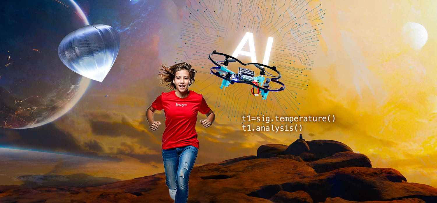 integem course AI Space Tech with NVIDIA AI: Build, Code & Innovate for High Schoolers