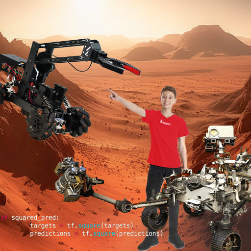 Intro to Robotics Design & AR Coding for High Schoolers