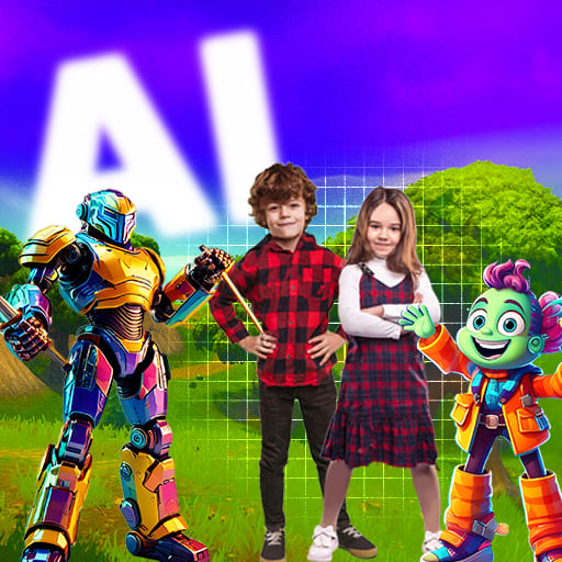 AI+3D AR Game Design with Coding for Young