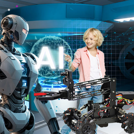 AI Robotics Design & AR Coding for Young