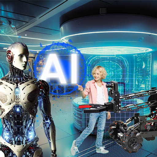 AI Robotics Design & AR Coding for Young