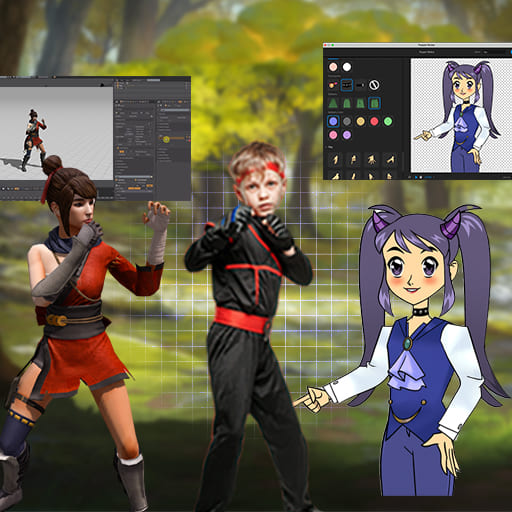 Interactive 2D & 3D AR Animation with Adobe for Young