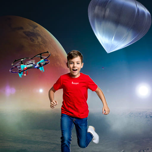 AI Space Drone Engineering: Build, Code & Explore for Young