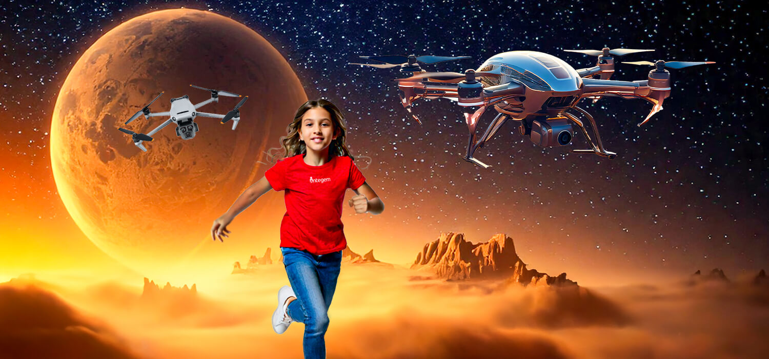 integem course Drone Maker: Build, Code & Fly with AR for Young