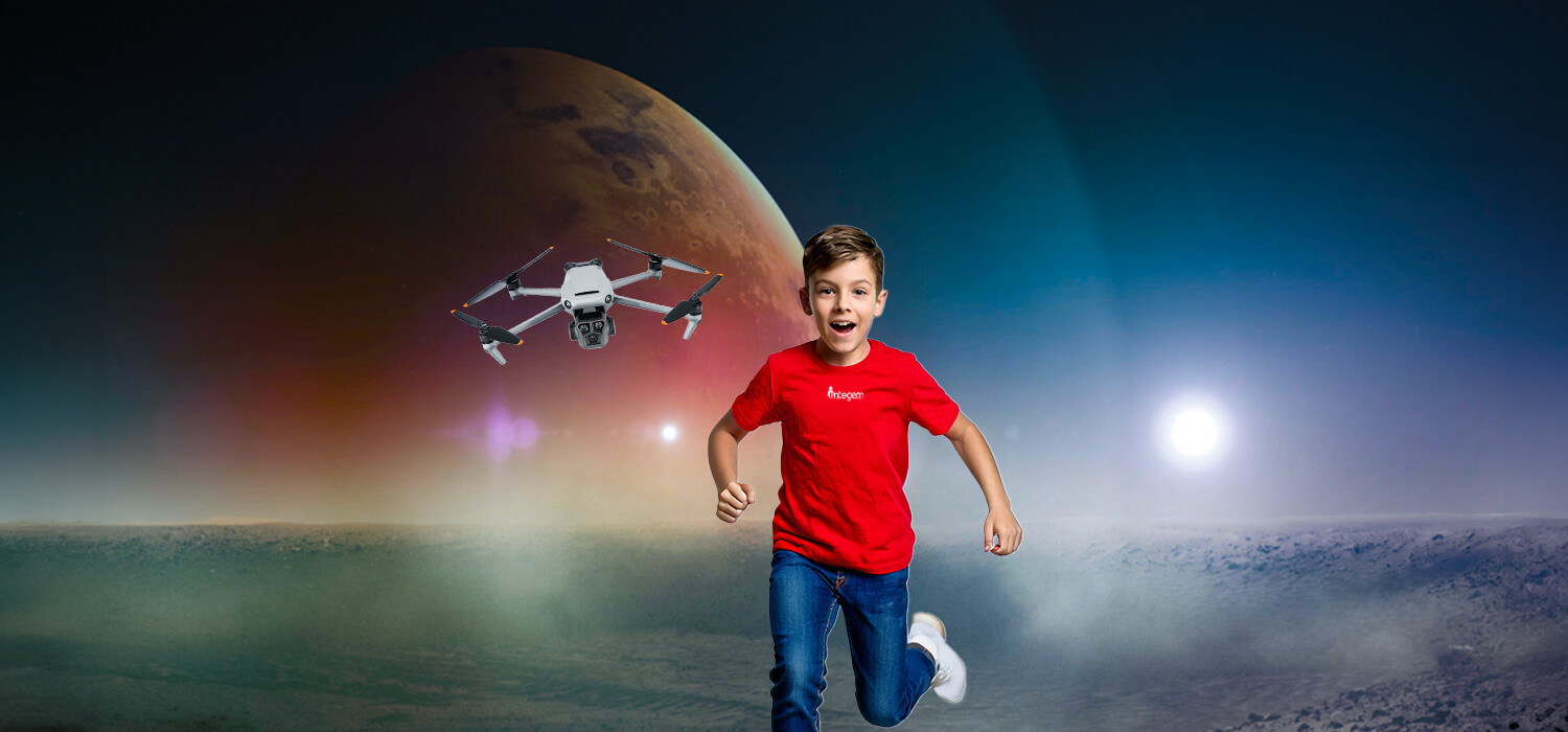 integem course AI Space Drone Engineering: Build, Code & Explore for Young