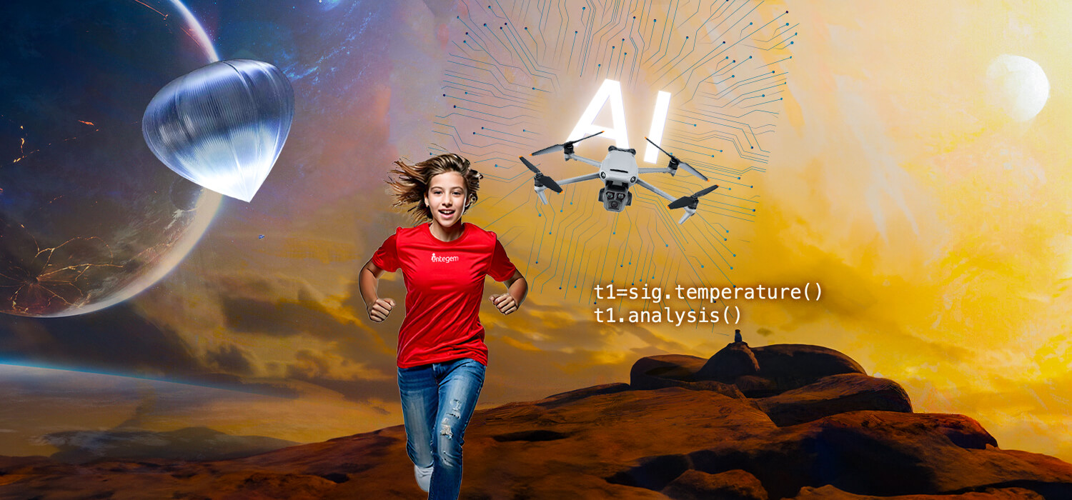 integem course AI Space Tech with NVIDIA AI: Build, Code & Innovate for High Schoolers